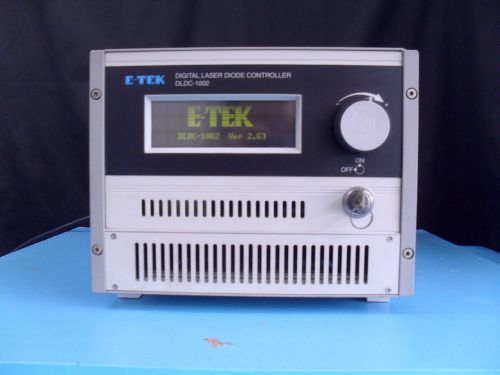 E-TEK DLDC-1002 w/MLDC-1001C(2sets) Digital Laser Diode Controller