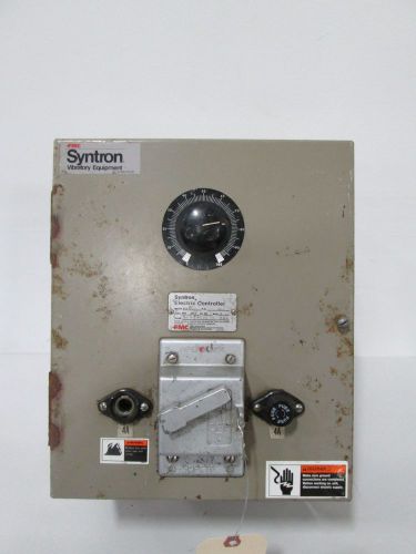 FMC C2B SYNTRON ELECTRIC 1PH VIBRATOR AMPLITUDE CONTROLLER 480V-AC 3A D280880