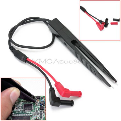 1 Pc SMD Test Clip Probe Multimeter Meter Tweezer Capacitor Resistance