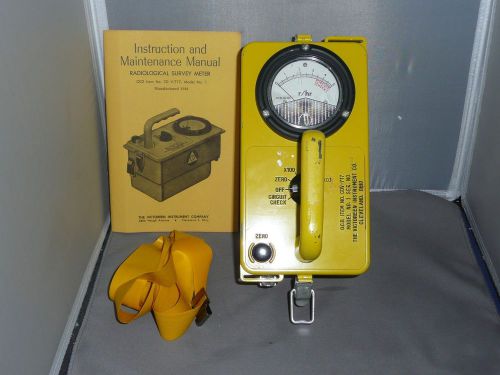 Victoreen Radiation Detector  CDV-717 Nuclear  Survey Meter  Doomsday  Prepper