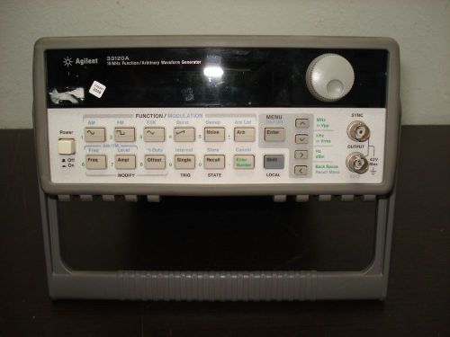 AGILENT 33120A 15MHz FUNCTION/ ARBITRARY WAVEFORM GENERATOR