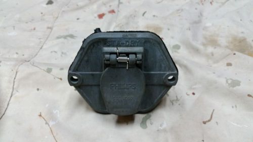 Electrical plug phillips sae-j5606 sta-dry 16-774 7 terminal pvc housing #4710a for sale