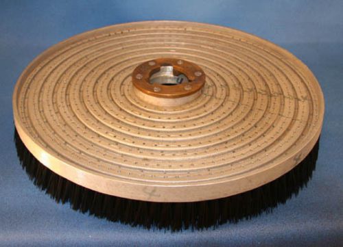 20&#034; aluminum back rotary scrub brush for hild machine tynex nylon for sale