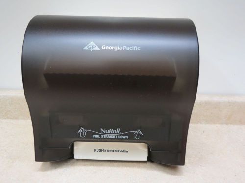 Georgia Pacific NuRoll 54087 White &amp; Smoke Touchless Roll Towel Dispenser NIB!