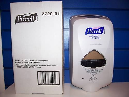 PURELL TFX TOUCH-FREE 1200ML DISPENSER GRAY PLASTIC