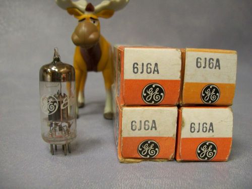 GE 6J6A Vacuum Tubes Lot of 4