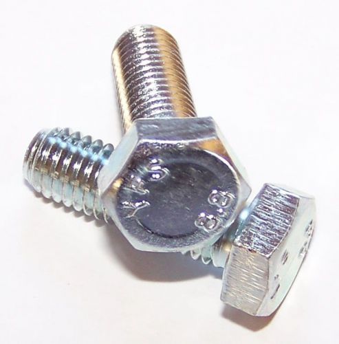 100 Qty-8.8 Metric Hex Head Bolt 6mm-1.00 x 25mm(16700)