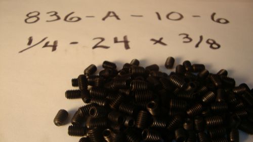 DAVENPORT HEX HEAD SET SCREWS 1/4-24 X 3/8  [ 200 PCS ]