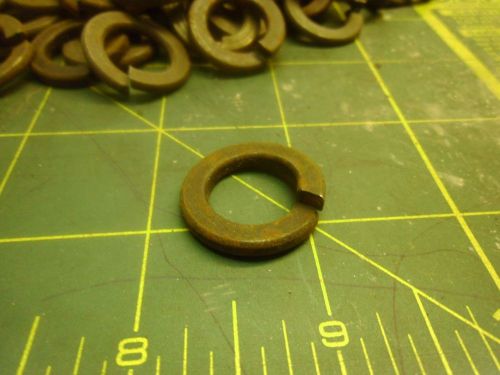 14mm SPLIT LOCK WASHERS UNCOATED STEEL 1 LOT OF 136 #J54539