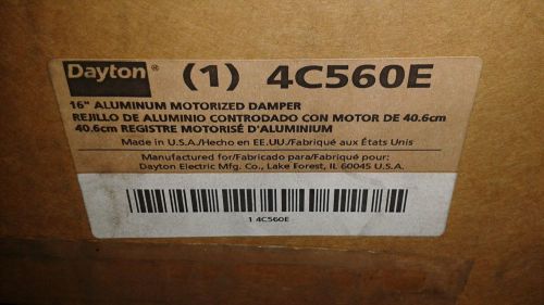 Dayton mtrzd damper, for fan dia. 16&#034;, 100-240v 4c560e for sale