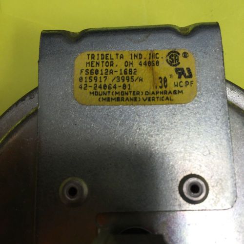 TRI-DELTA AIR PRESSURE SWITCH FS6012A-1682