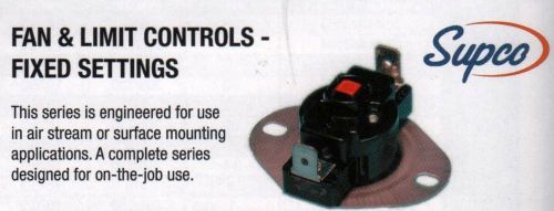 HVAC Part-Supco Fan &amp; Limit Controls-Fixed Settings-NEW