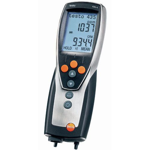 Testo 435-4-kit iaq kit w/memory, differential pressure, iaq probe, accessories for sale