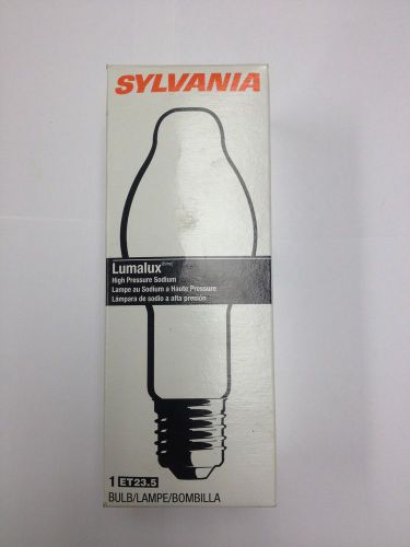 SYLVANIA LUMALUX HIGH PRESSURE SODIUM LIGHT BULB LAMP LU70 70W ET23.5 NEW