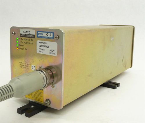 HP AGILENT 5517D-C19 289UW HELIUM NEON HENE CONTINUOUS WAVE LASER HEAD