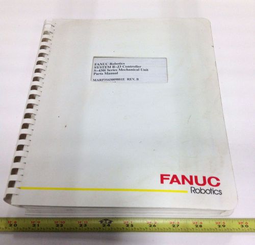 FANUC R-J3 CONTROLLER S-430I SER. PARTS MANUAL MARP3S43009801E REV.B