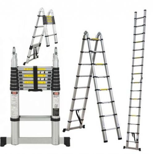 Telescoping Aluminium Brand 16 Ladder Telescopic Extension En131 Ft Multi Std