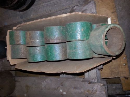 10 EACH -WELD HALF COUPLINGS - 3000# -1.50