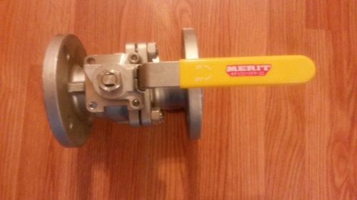 MERIT 2 inch flanged ball valve