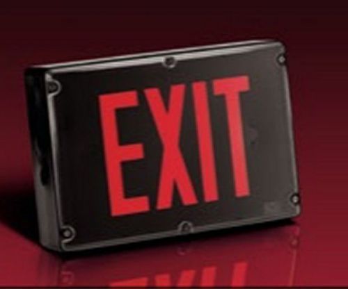 THOMAS &amp; BETTS 2-FACED NEMA 4X LED EXIT SIGN, Extreme Weather, Vandal Resistant