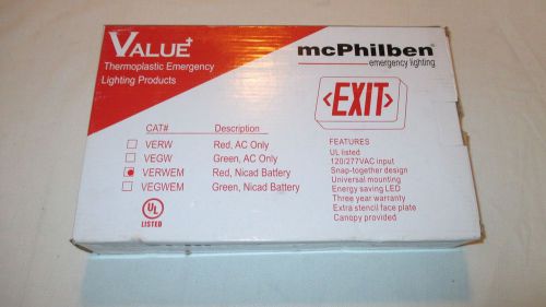 McPhilben LED EXIT light