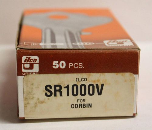 Ilco Unican Corbin SR1000V Key Blanks-50 Keys