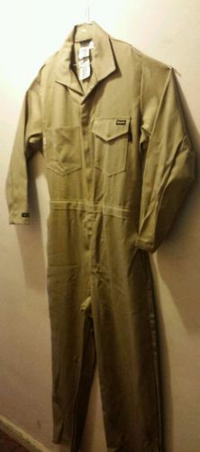 WORKRITE Jumpsuit Flame-Resistant Coverall, kaki tan 46 Large Regular brand new!