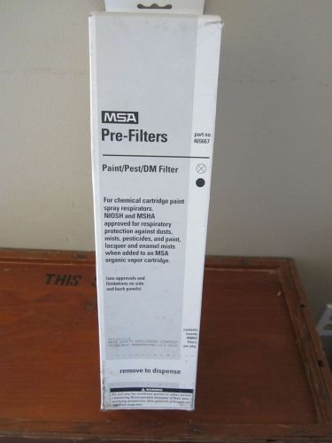 MSA Box of 20 465667 Pre-Filters New in the Box~