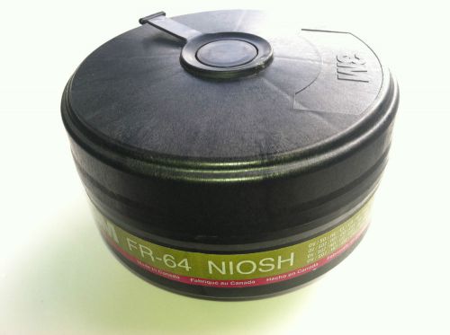 NEW 3M FR-64 NIOSH Gas Mask Filter Cartridge (lot of 2)