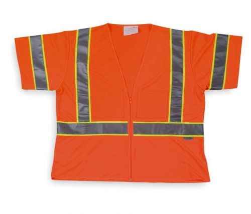 Condor 3M 1YAU7 Reflective Safety Vest w Sleeves XXL ANSI-ISEA Class 3 Level 2