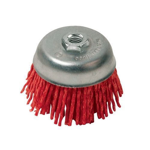 Silverline 220410 nylon filament abrasive cup brush 100mm coarse tools diy for sale