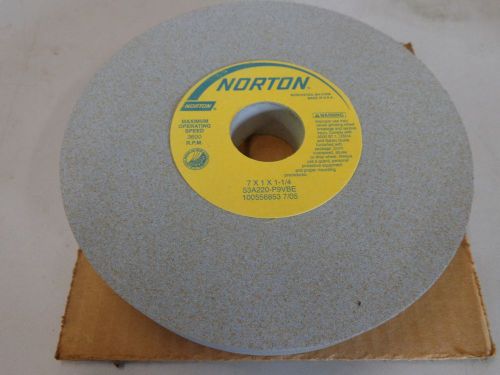 NORTON SURFACE GRINDING WHEEL 7&#034; X 1&#034; X 1-1/4&#034; 53A220-P9VBE