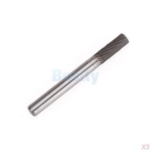 3x cylinder tungsten carbide rotary burr 6mm head diameter deburring polishing for sale