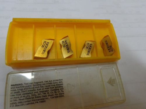 4 KENNAMETAL TOP NOTCH CARBIDE THREADING INSERTS NJK3010 R16 KC730 STK1630