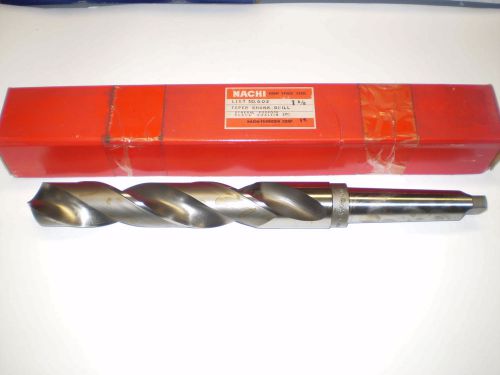 NACHI TAPER SHANK DRILL  1 5/8&#034;  10&#034;FLUTE LENGTH  #4MT