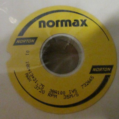 NORMAX/NORTIN 38A100 IVS GRINDING WHEEL 180X13X31.75