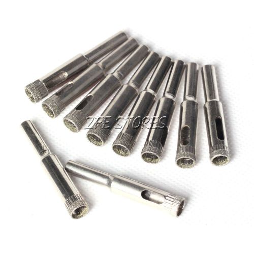 10 pcs 9mm diamond coated drills bit bits hole saw core for sale