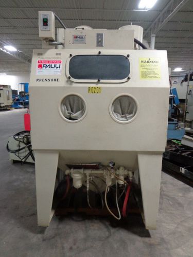 Pauli Model RAM-32 Abrasive Bead Blasting Cabinet System AssetExchangeinc.com