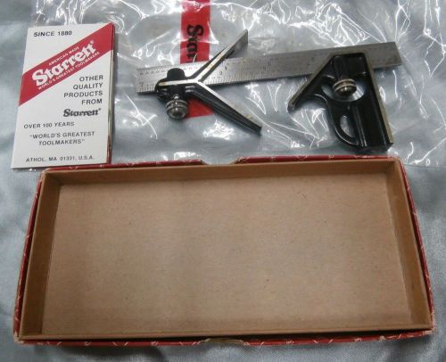 L.S. Starrett Company 33JHC-6-4R 6&#034; Combination Square And Center Head Hardened