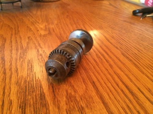 Jacobs Machinist Drill Chuck 1/16-3/8 Rm4g61 W/ Gear