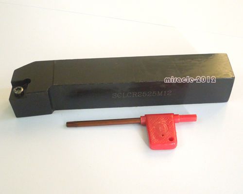 SCLCR2525M12 Out circle Indexable turning screw type tool holder Arbor 95 Degree