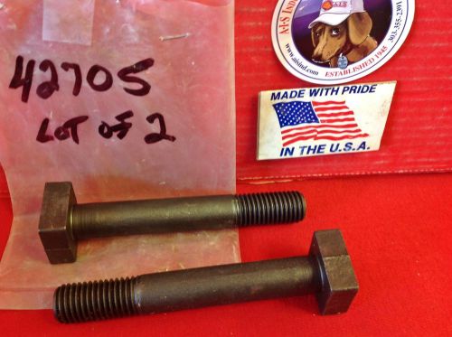 NOS Jergens 42705 Black Oxide T Bolts 3/4-10 x 5-1/2&#034;  Lot of 2 USA MADE