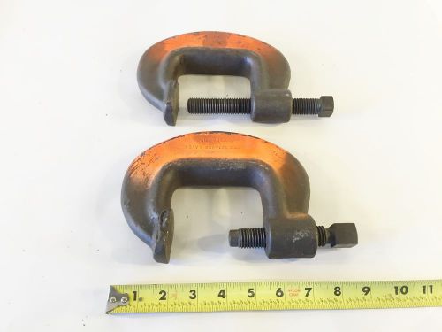 2 J.H. Williams Co. No. 5 Vulcan Heavy Duty Service Clamps