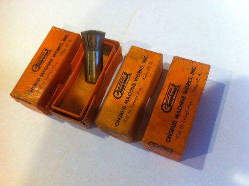 Lot Of 4 Onsrud Spring Collet #3