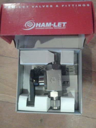 NEW HAM-LET 1/4 SS BALL VALVE