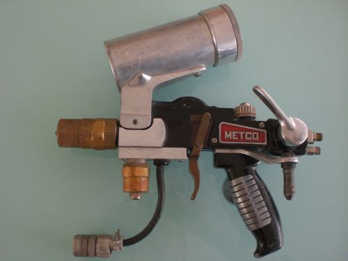 Metco 5p flame thermal spray gun incl. water separator, helmet and manuals for sale