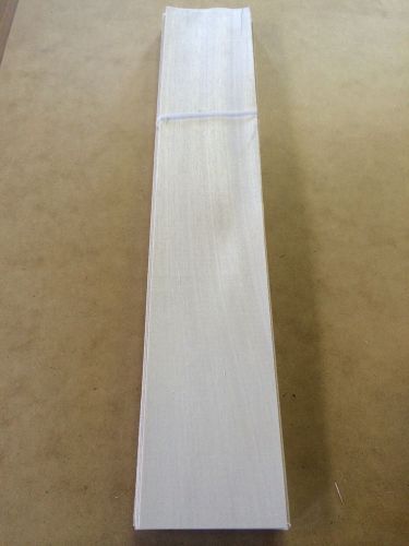 Wood Veneer Tabu 4x24 22pcs total Raw Veneer  &#034;EXOTIC&#034; TAB9 11-18