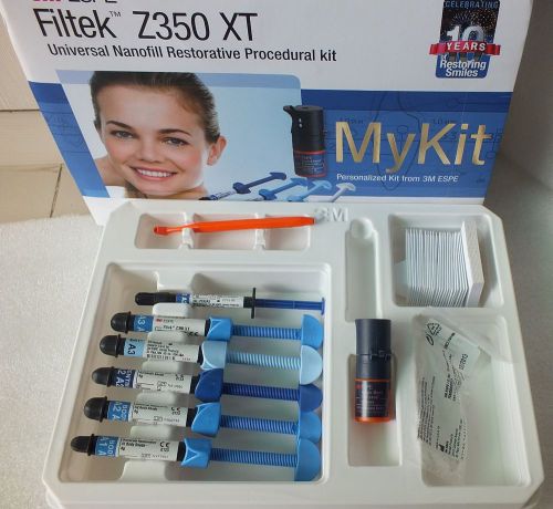 Z 350 XT 3M DENTAL COMPOSITE KIT WITH 5 SYRINGES+ETCHANT+ADHESSIVE