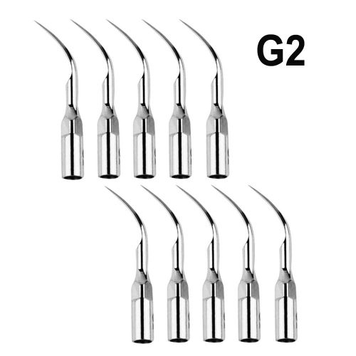10pcs G2 Dental Ultrasonic Piezo Scaler Scaling Tips Hanpiece Fit EMS UDS