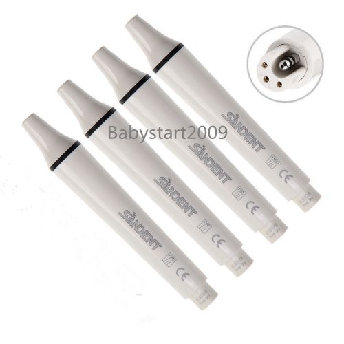 4PCS Dental Detachable Ultrasonic Piezo Scaler Handpiece Fit EMS Woodpecker Tips